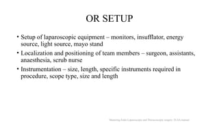 Elsa Instruments Requirements Ergonomics of laparoscopic surgery surgery | PPTX