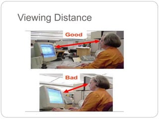 Computer Distance From Face workkstation design by considering human anthropometrics | PPTX