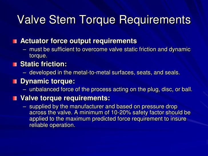 for requirement 2/4 Engineering Human Ergonomics Factors Valve