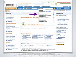 La mise à disposition gratuite est un choix, la propriété intellectuelle un droit.
     En cas d’utilisation des informations de cette présentation, merci d’en citer la source de la façon suivante :
© Fred Colantonio, tous droits réservés | www.fredcolantonio.be | contact@fredcolantonio.be
 