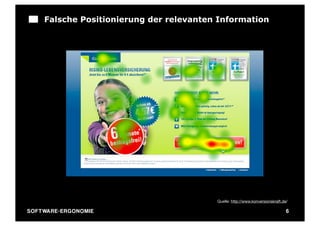 Falsche Positionierung der relevanten Information




                                             Quelle: http://www.konversionskraft.de/

SO FT WA R E - E R G O N O M I E                                                   6
 