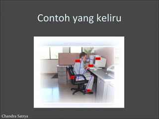 Contoh yang keliru 
Chandra Satrya 
 