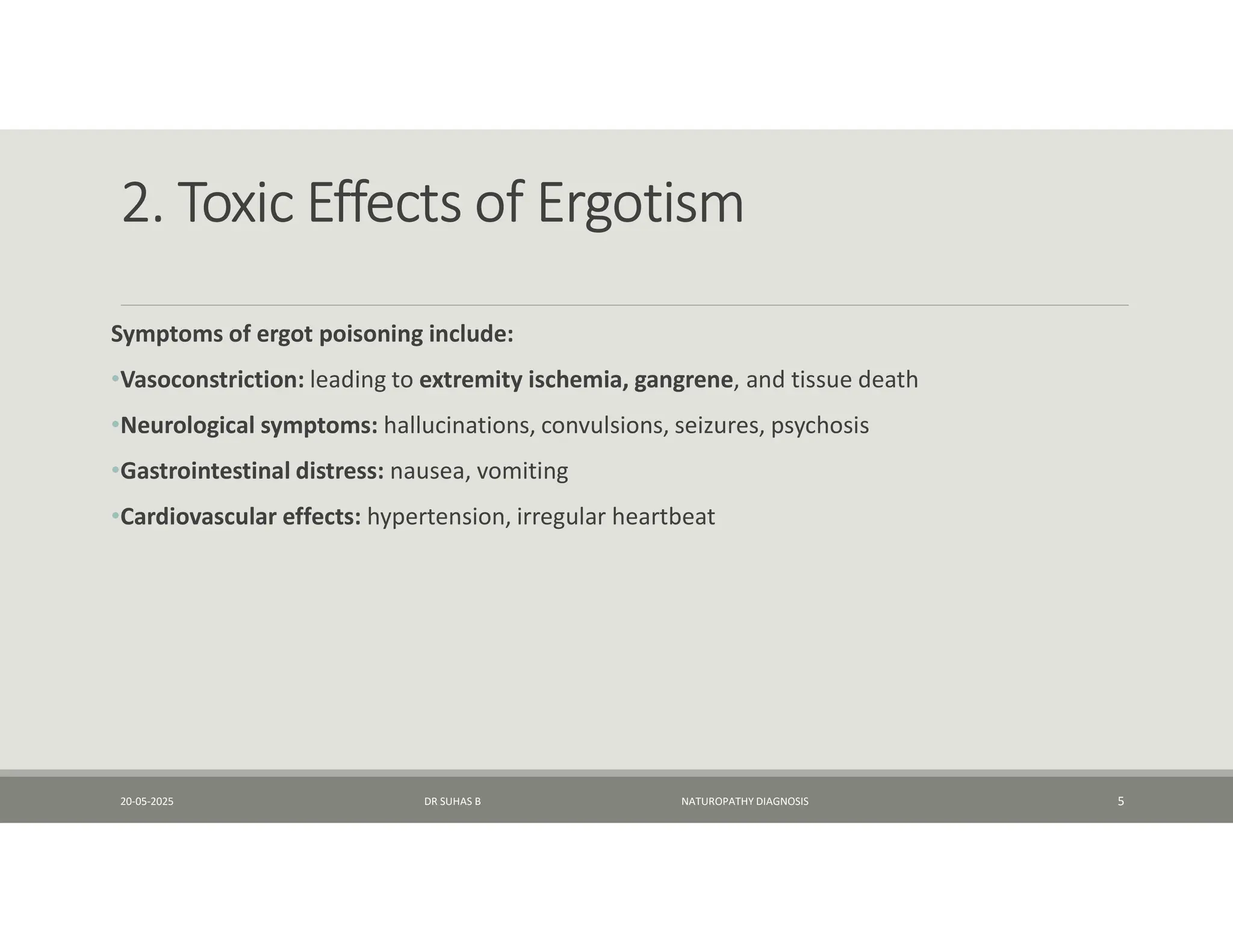 Ergot Drugs and chemical and appearance on the iris and their chemical ...