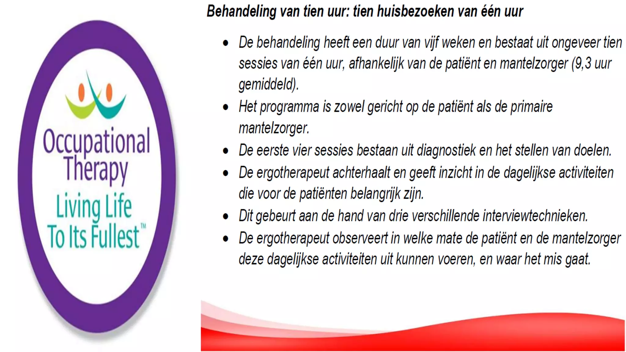 De Rol van de Ergotherapeut in de Geriatrie