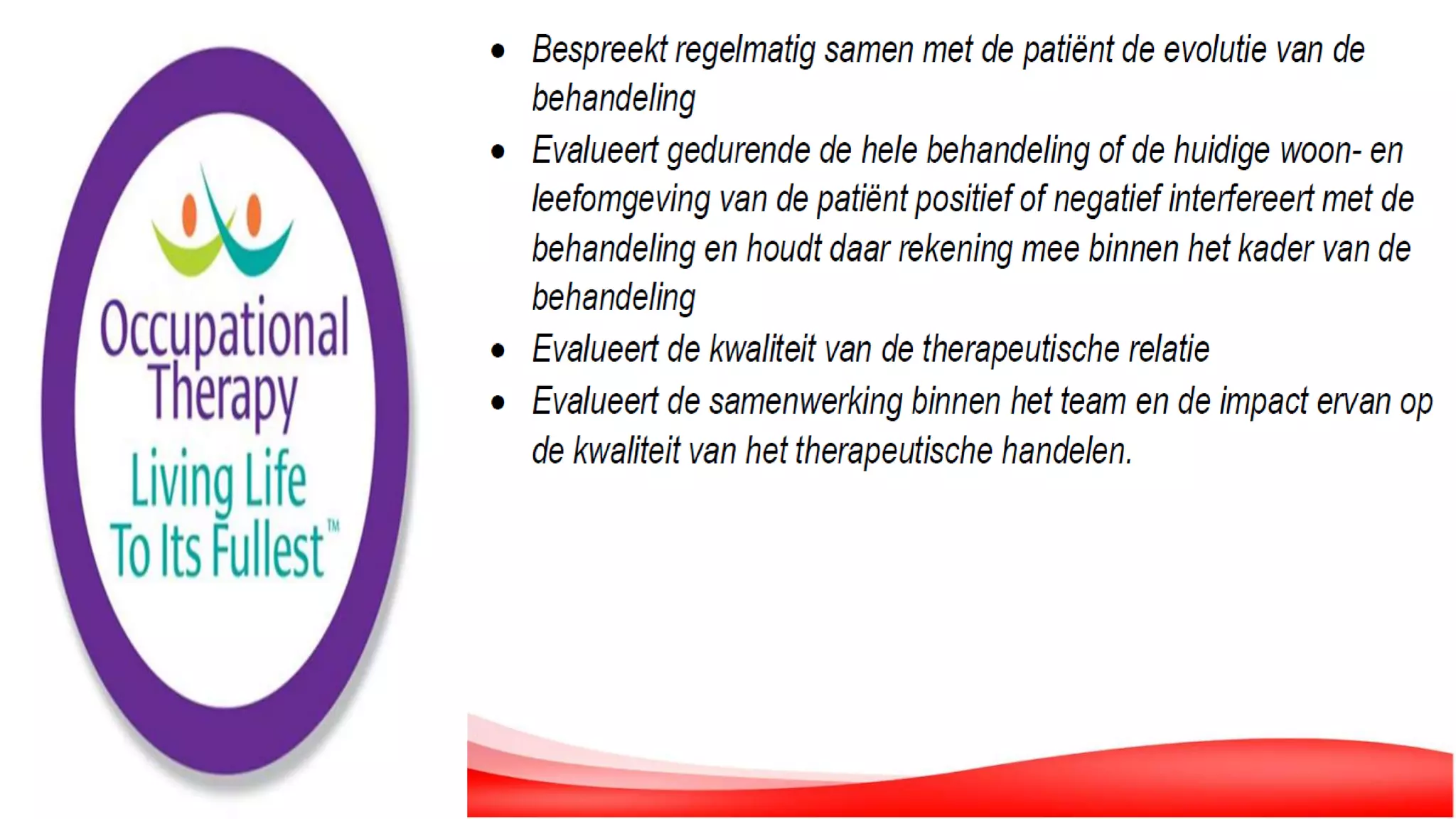 De Rol van de Ergotherapeut in de Geriatrie