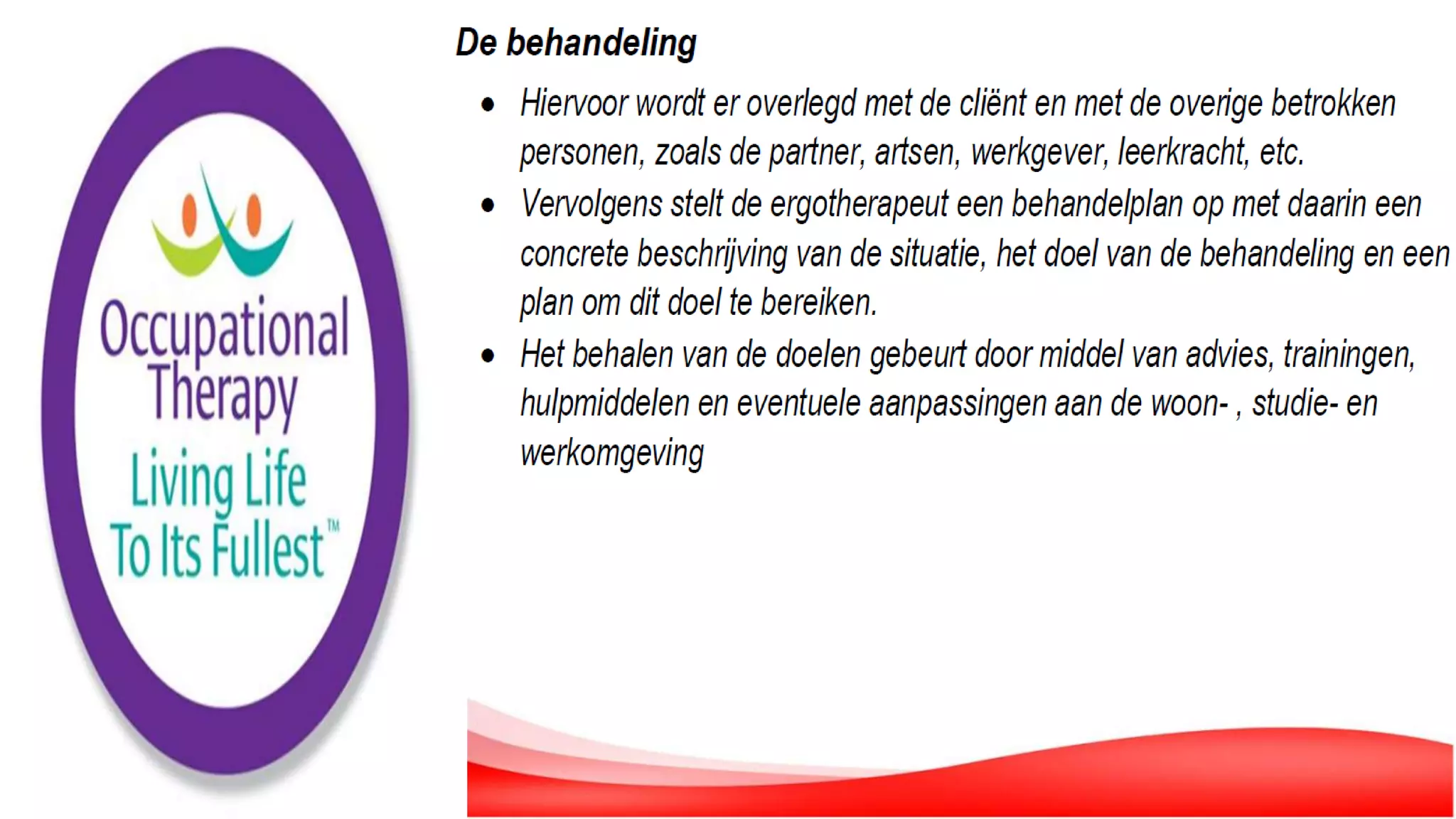 De Rol van de Ergotherapeut in de Geriatrie