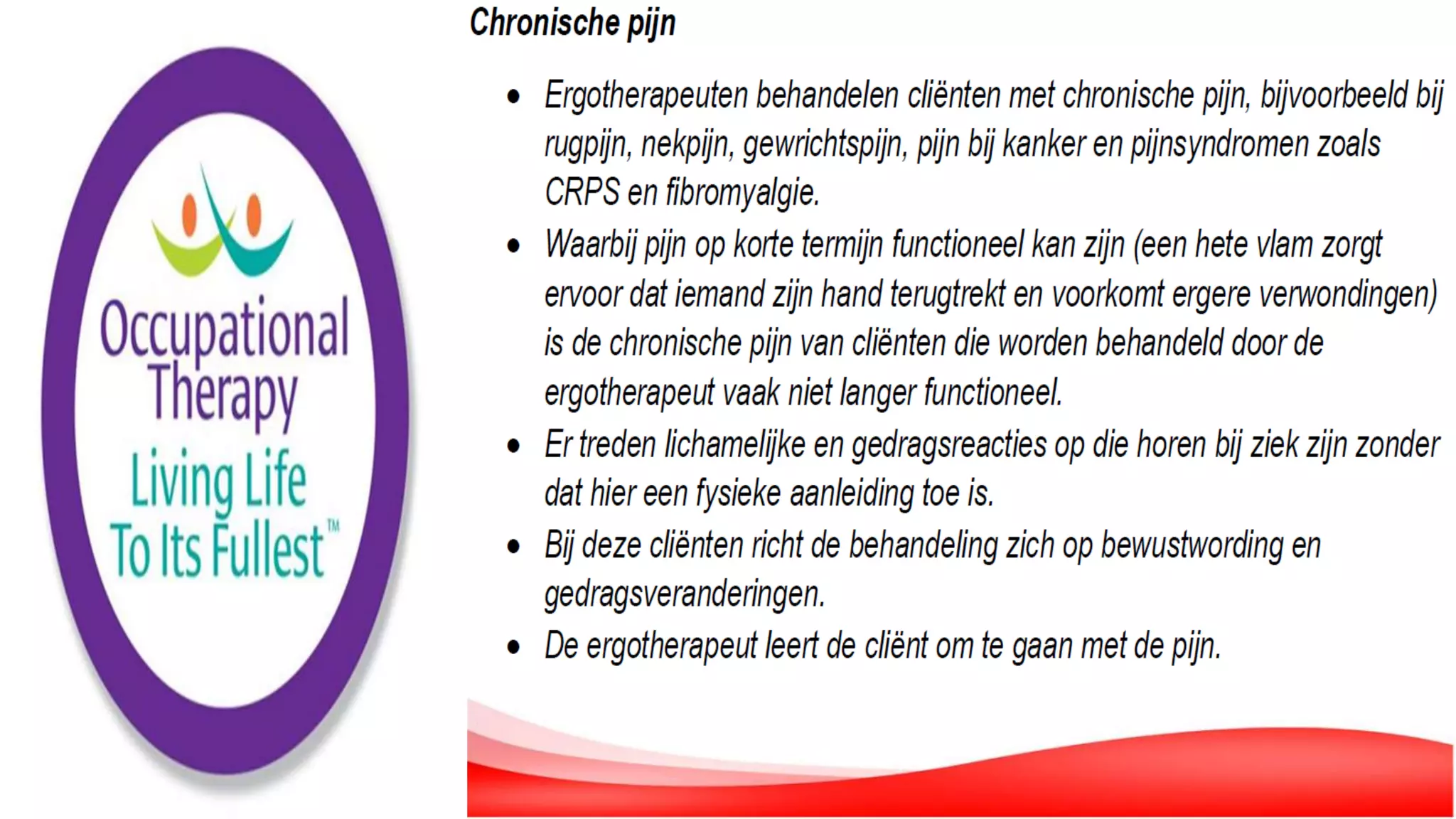 De Rol van de Ergotherapeut in de Geriatrie