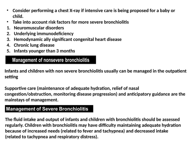 ER GUIDELINES FOR bRONCHIOLITIS.pptx.ppptttt | PPTX