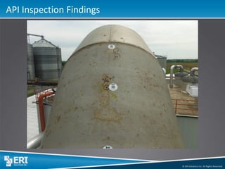 © ERI Solutions Inc. All Rights Reserved. 
API Inspection Findings  