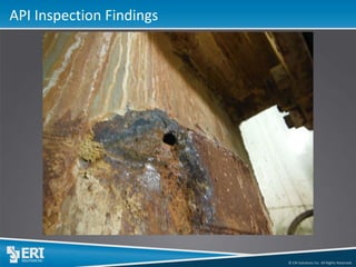 © ERI Solutions Inc. All Rights Reserved. 
API Inspection Findings  