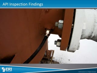 © ERI Solutions Inc. All Rights Reserved. 
API Inspection Findings  