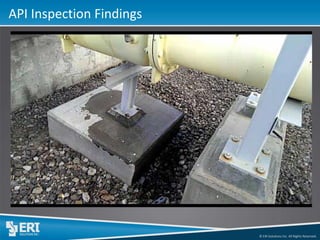 © ERI Solutions Inc. All Rights Reserved. 
API Inspection Findings  