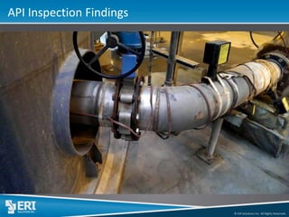 © ERI Solutions Inc. All Rights Reserved. 
API Inspection Findings  