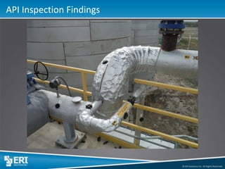 © ERI Solutions Inc. All Rights Reserved. 
API Inspection Findings  