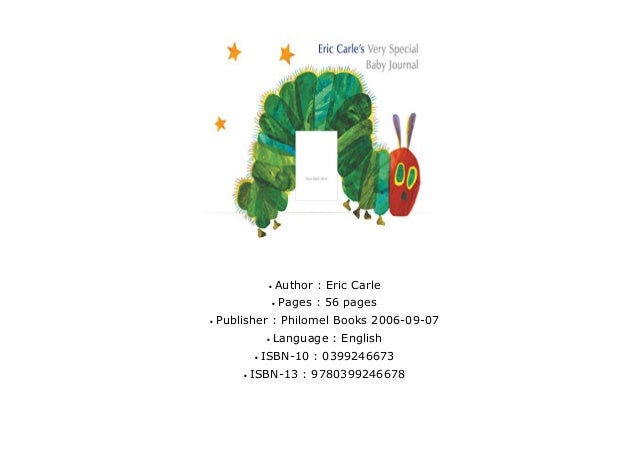 eric carle's very special baby book