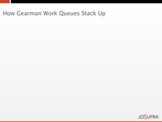 How Gearman Work Queues Stack Up
 