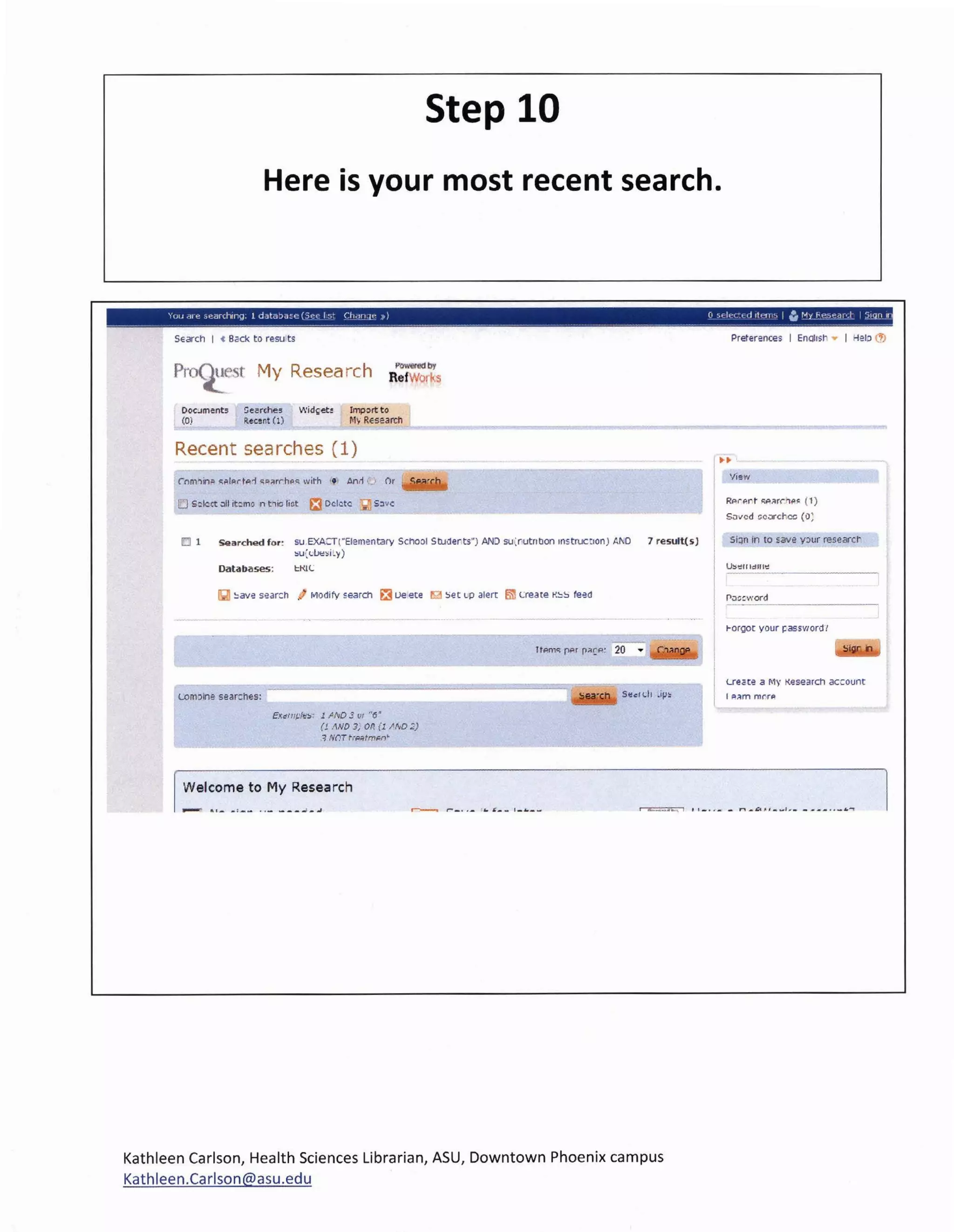ERIC in 10 steps 042611