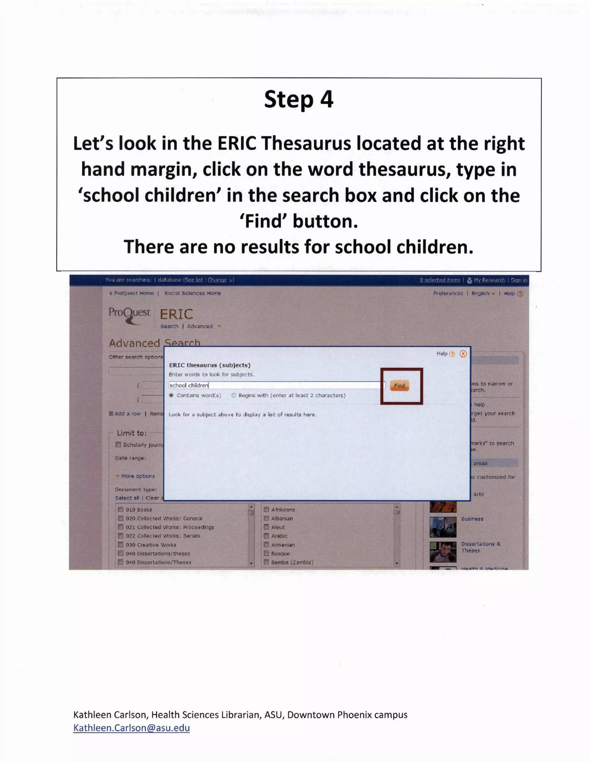 ERIC in 10 steps 042611