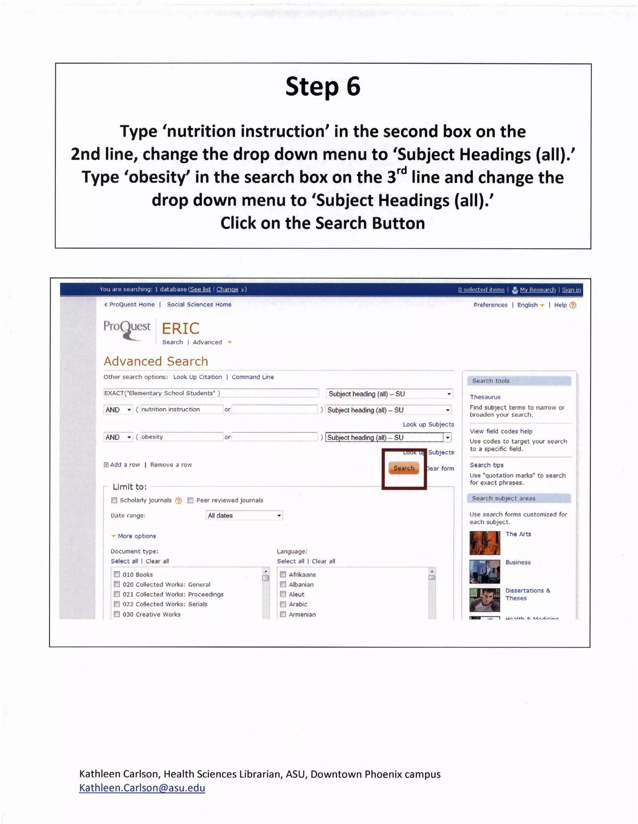 ERIC in 10 steps 042611