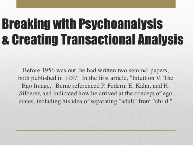 transactional analysis essay transactional analysis essay