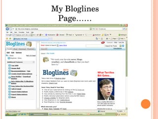 My Bloglines Page…… 