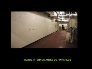 MUROS INTERNOS ANTES DE PINTARLOS 