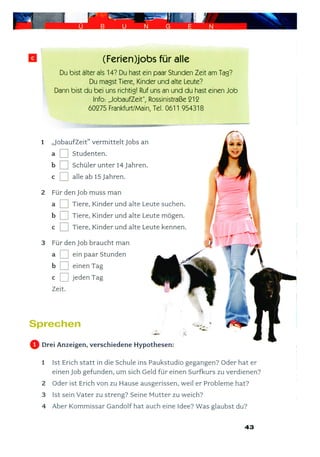 Erich ist verschwunden.