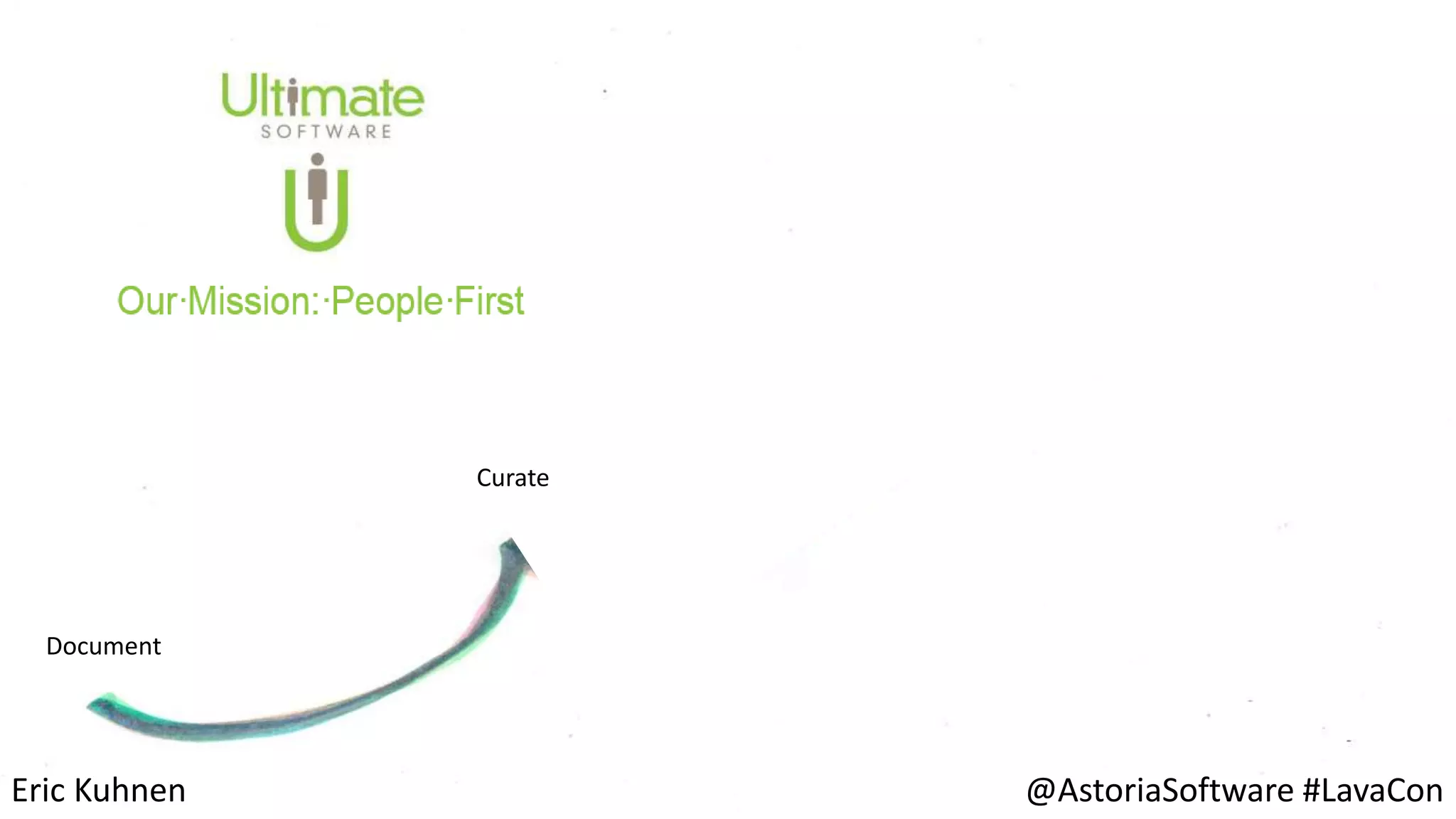 Eric Kuhnen @AstoriaSoftware #LavaCon
Curate
Document
 