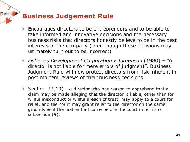 BUSINESS RESCUE & OPPORTUNITIES FOR DISTRESSED FUNDS IN