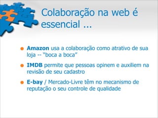 Web 2.0 e Mídias Sociais