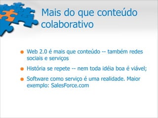 Web 2.0 e Mídias Sociais