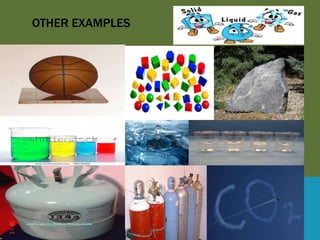OTHER EXAMPLES
Solid
Liquid
Gas