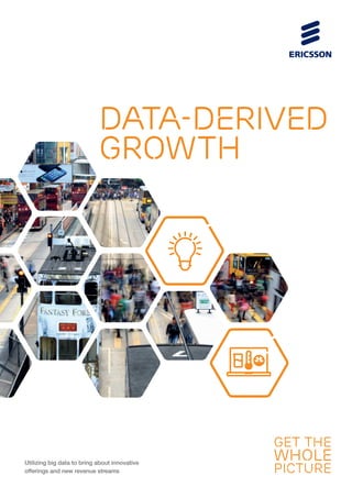DATA-DERIVED
GROWTH
Utilizing big data to bring about innovative
offerings and new revenue streams
 