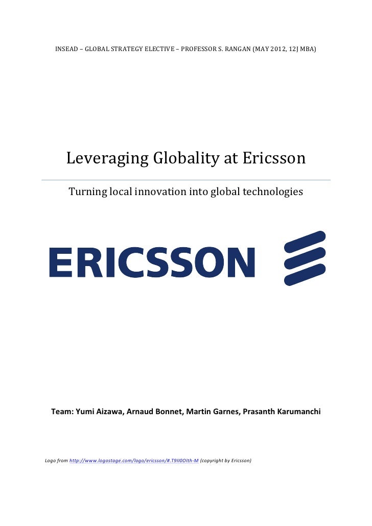 Ericsson Organizational Chart