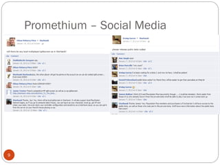 Promethium – Social Media
9
 