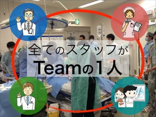 全てのスタッフが
Teamの1人
 