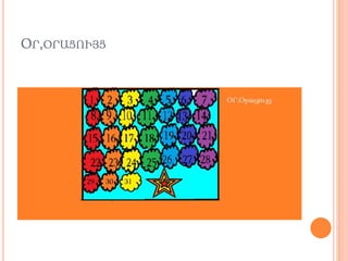 ՕՐ,ՕՐԱՑՒՅՑ
 