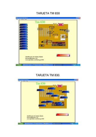 TARJETA TM 830




TARJETA TM 830.
 