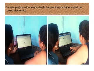 En esta parte es donde nos dan la bienvenida por haber creado el
correo electrónico