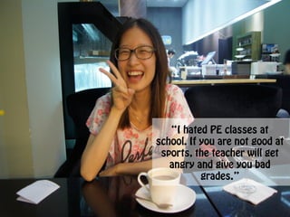 Why Chinese Girls (17-23) don't like to exercise?