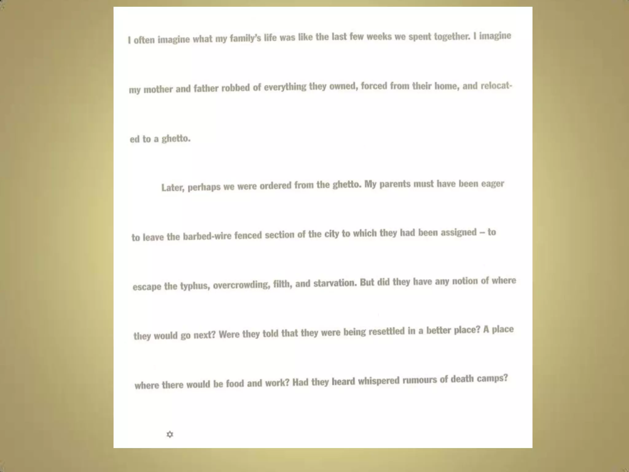 Erika's story powerpoint