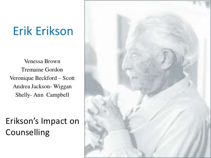 Erik erikson contribution to counselling k3