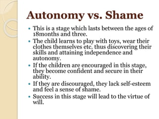 Erik Erikson’s theory of personality | PPTX