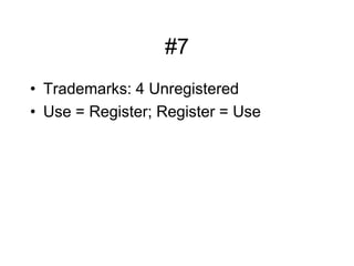 Filing: Too Early vs. Too Late#6Patents vs. Trade Secrets