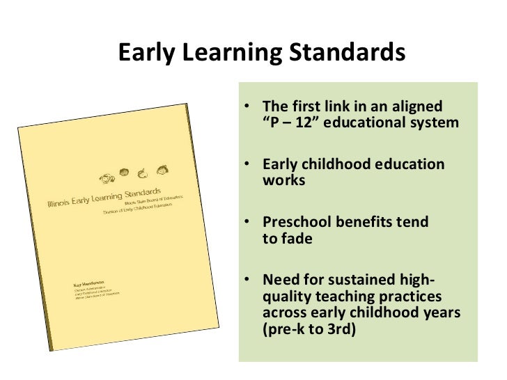Common Core Standards and Early Childhood Education