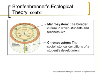 Student Cronosystem Erikson and bronfenbrenner | PPT