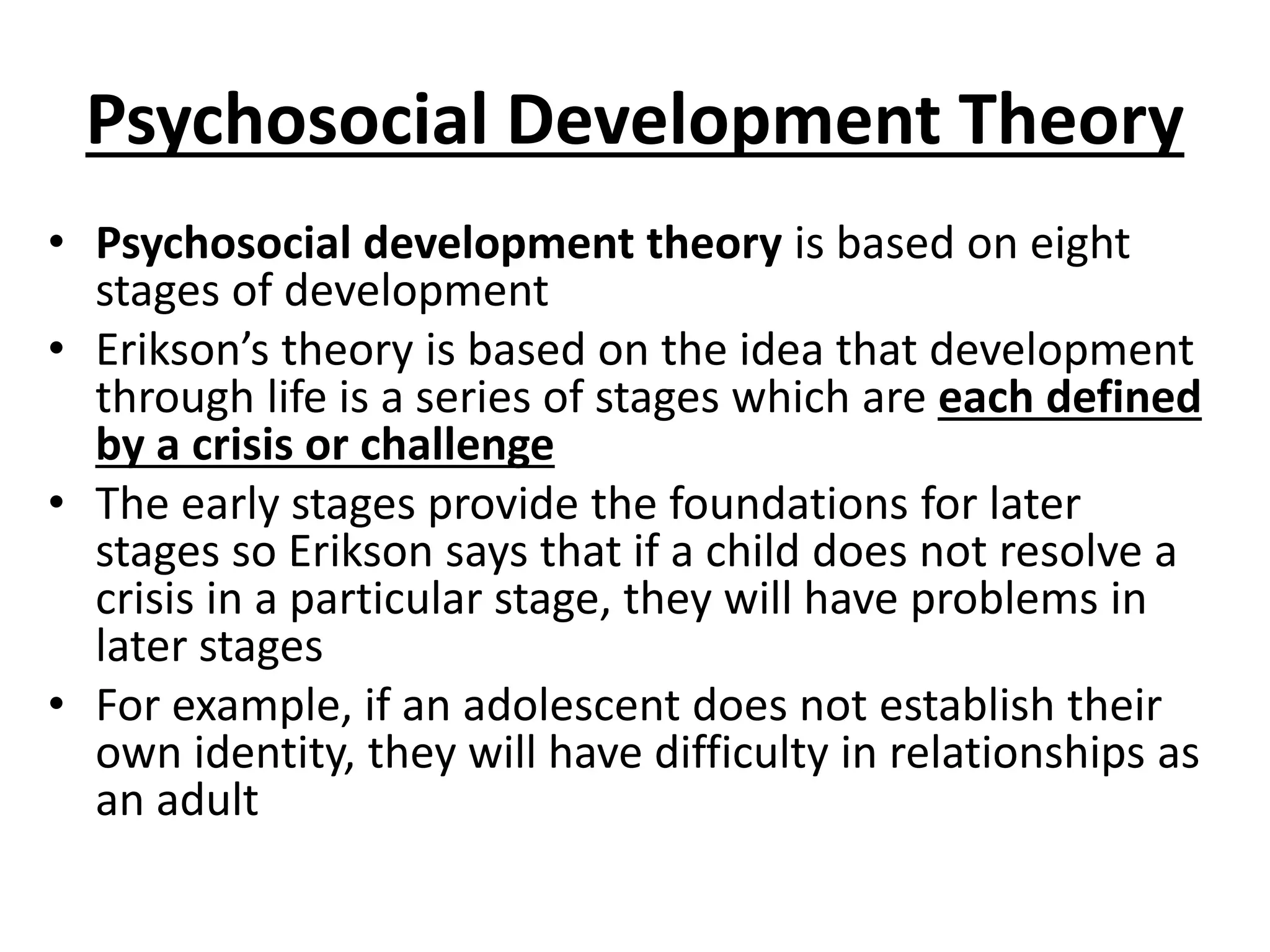 Erik Erikson's Psychosocial Stages of Development | PPTX