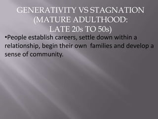 Erikson's theory of psychosocial development | PPTX