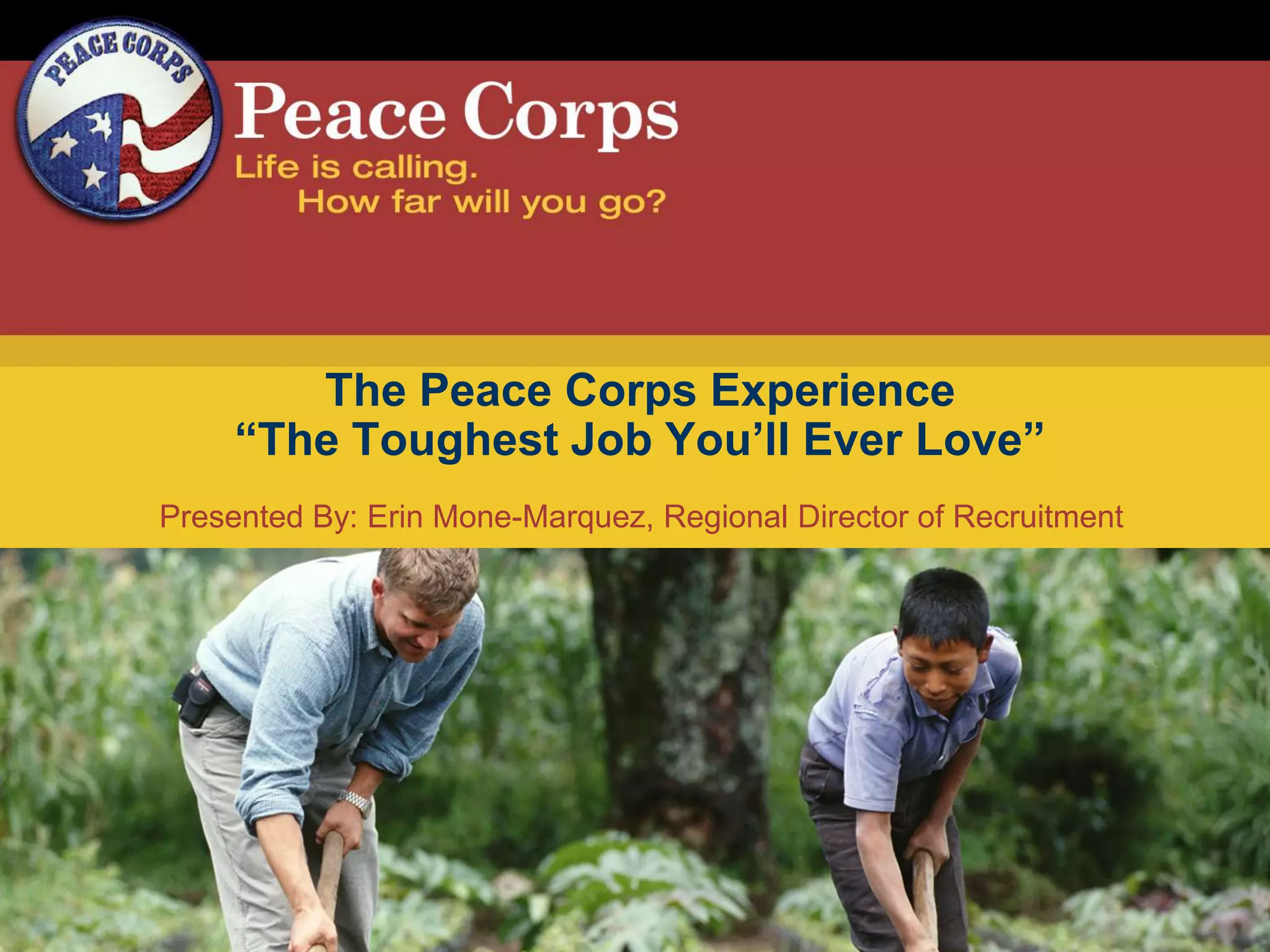 Agency Jobs - Peace Corps