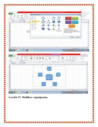 Lección 37: Modificar organigrama.
 
